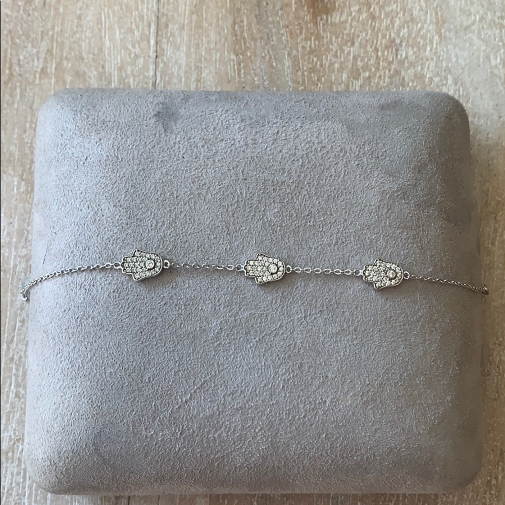 Hamsa Diamond Bracelet